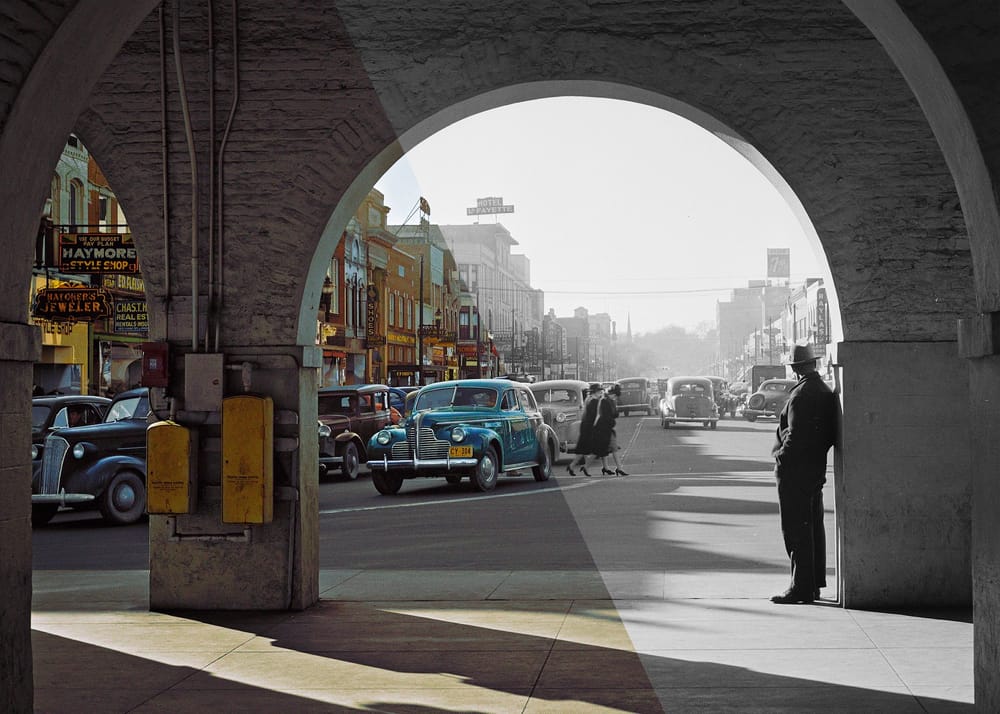 Main Street at Fayetteville, 1941 post image